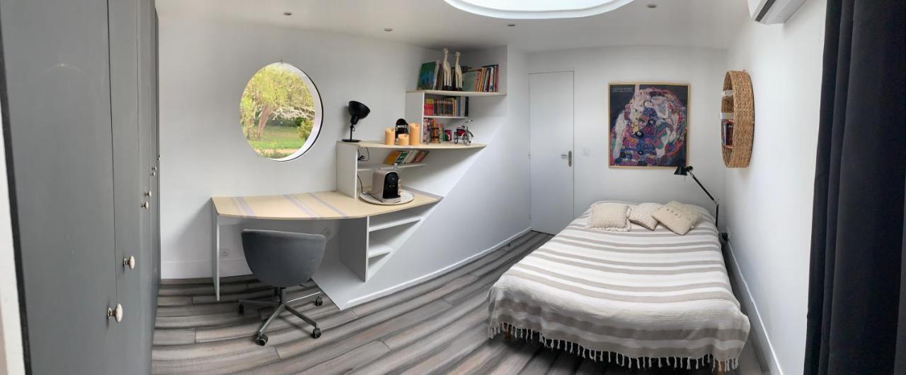 Ferienwohnung Loft Sur L'Eau Avec Parking Paris Exterior foto